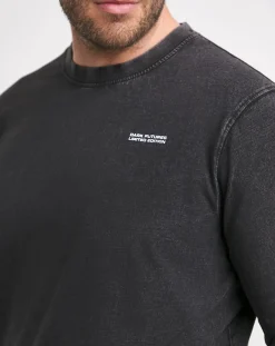 Jacamo Dark Futures Long Sleeve Dyed T-Shirt Long