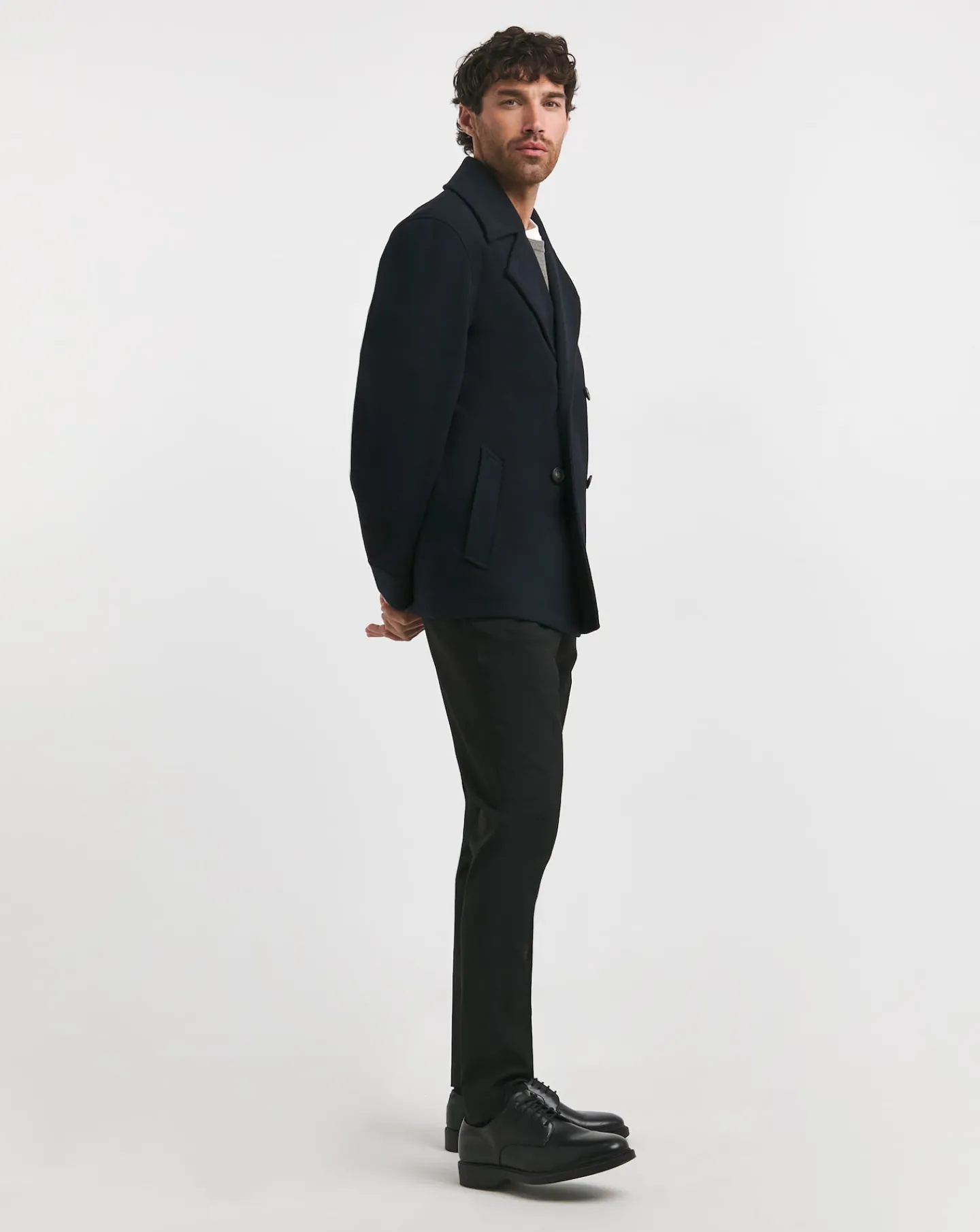Jacamo Double Breasted Pea Coat