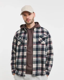 Jacamo Double Pocket Check Overshirt