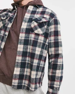 Jacamo Double Pocket Check Overshirt