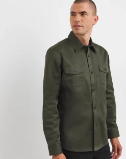 Jacamo Double Pocket Utility Flannel Shirt