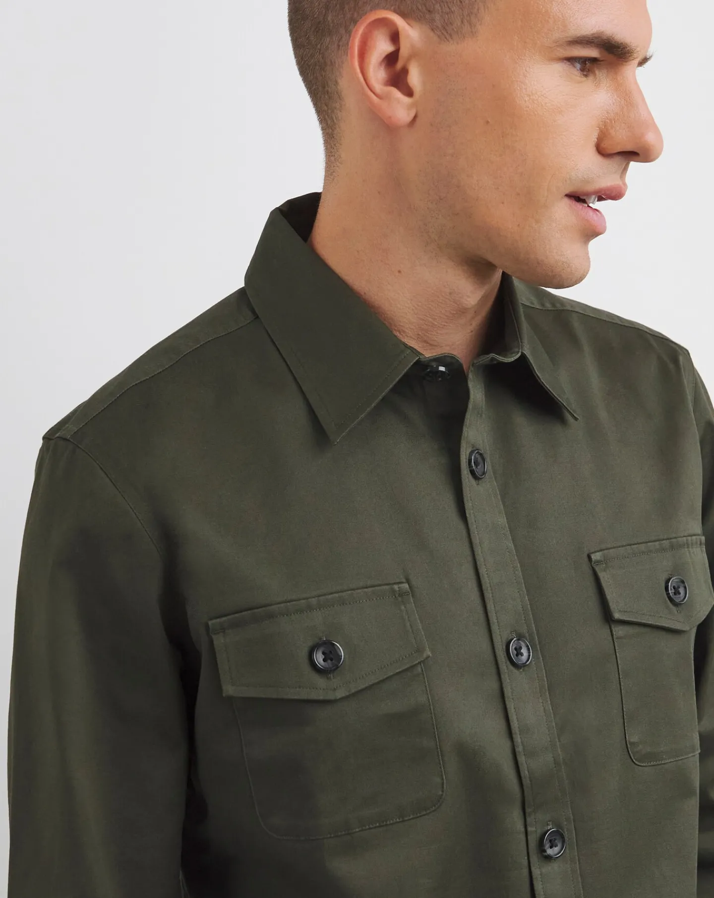 Jacamo Double Pocket Utility Flannel Shirt