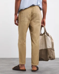 Jacamo Elasticated Drawcord Canvas Trouser