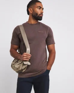 Jacamo Embroidered Dyed Graphic T-Shirt Long