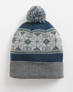 Jacamo Fairisle Bobble Hat