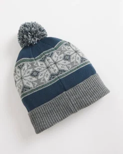 Jacamo Fairisle Bobble Hat
