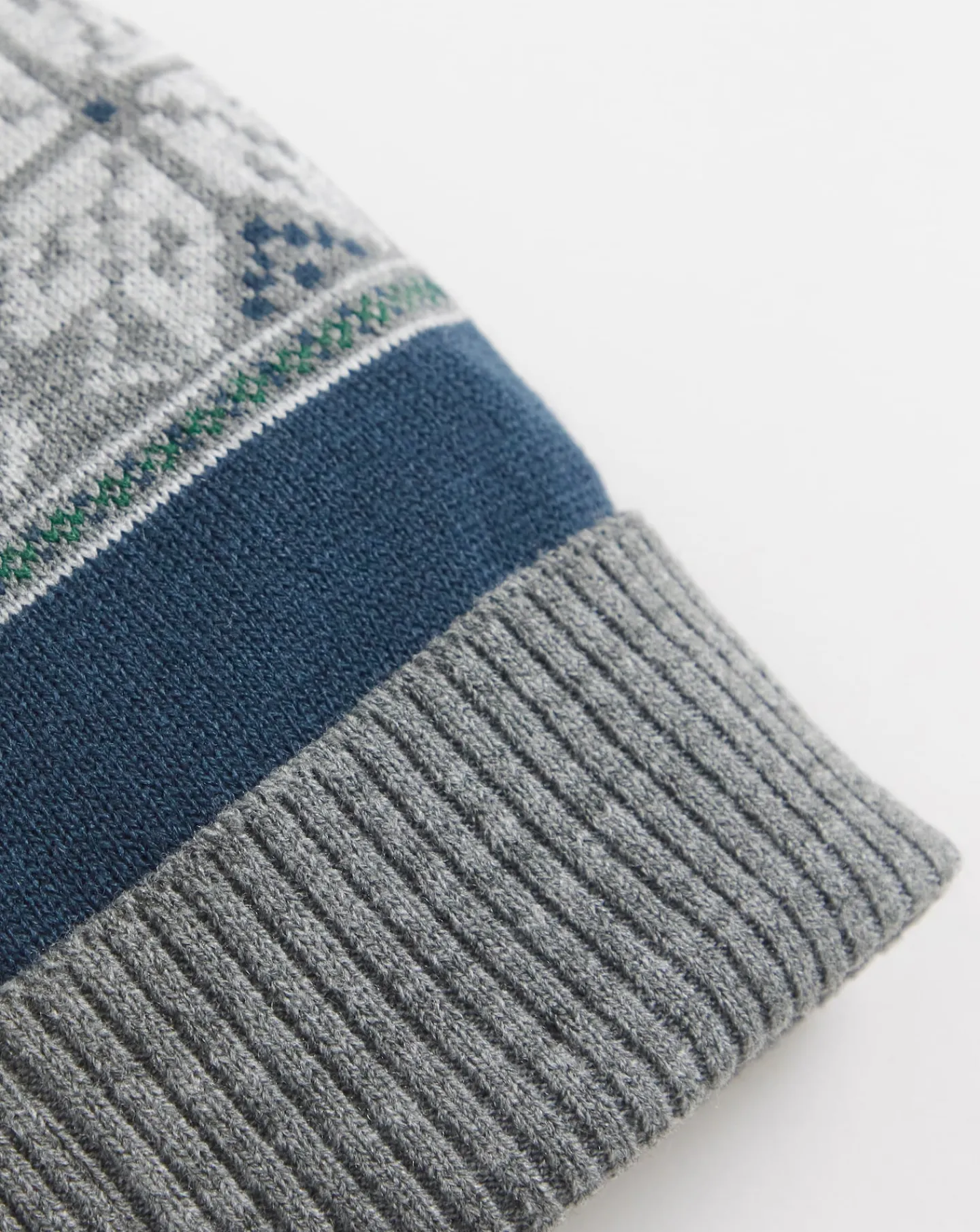 Jacamo Fairisle Bobble Hat