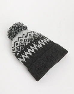 Jacamo Fairisle Bobble Hat