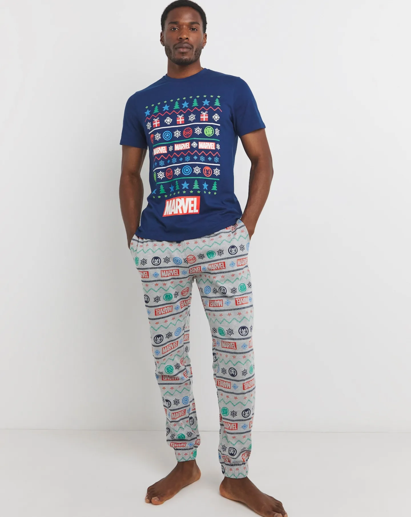 Licence Fairisle Marvel Pyjama Set