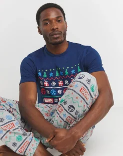 Licence Fairisle Marvel Pyjama Set