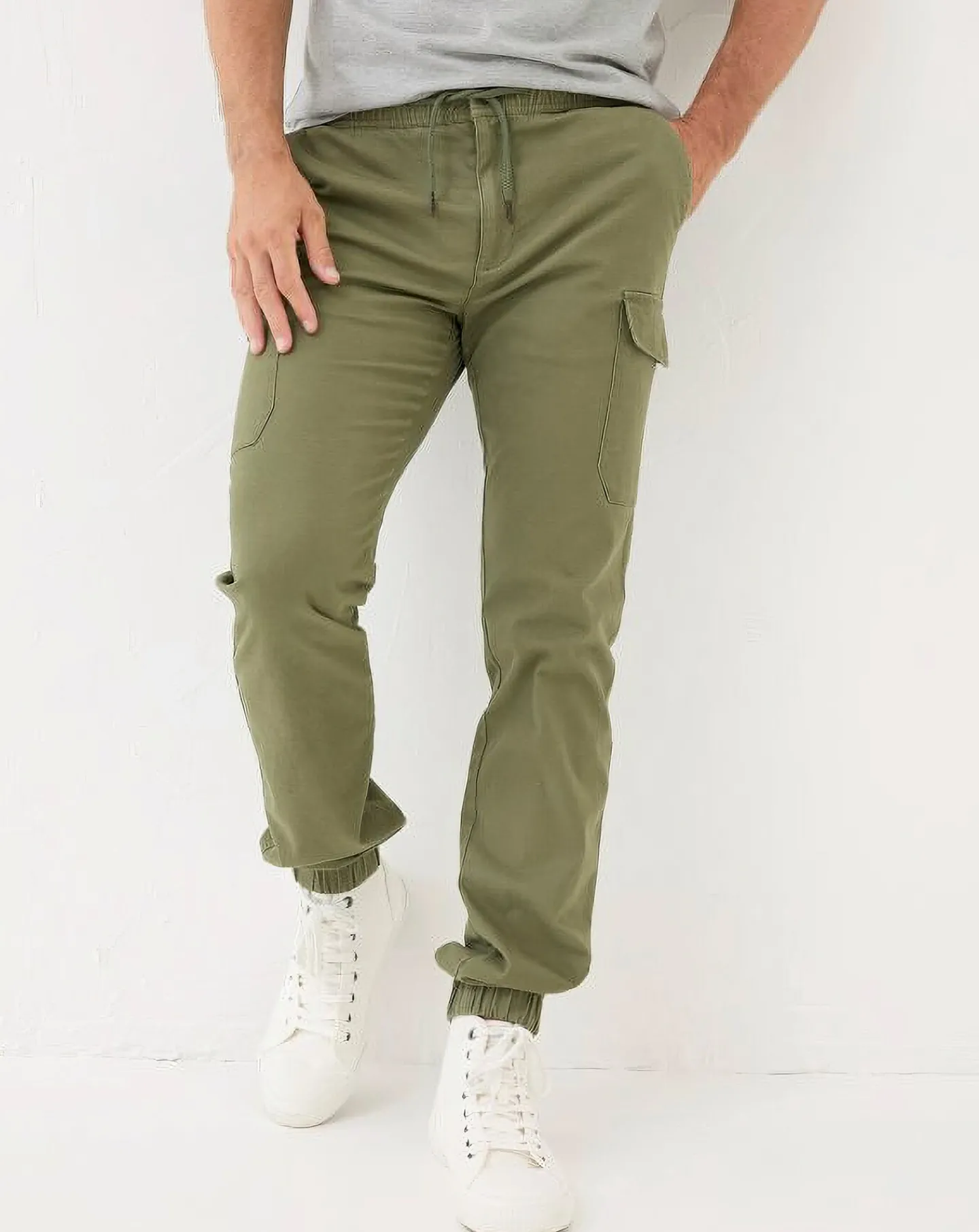 FatFace Kent Cuffed Cargo Trousers