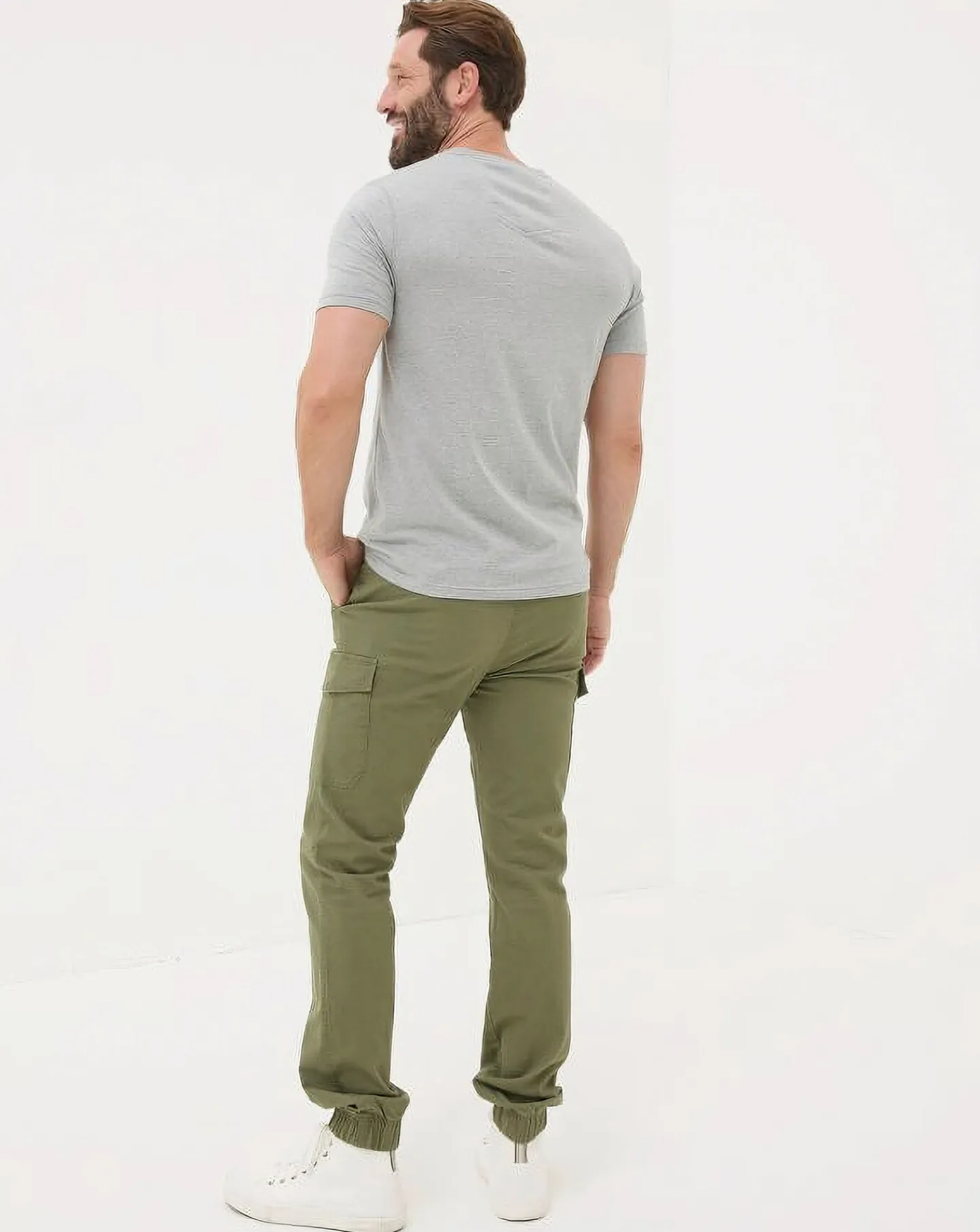 FatFace Kent Cuffed Cargo Trousers