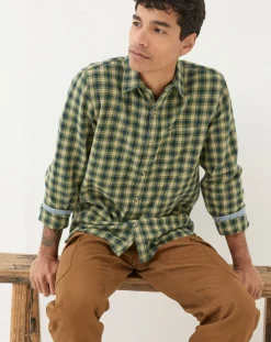 FatFace Long Sleeve Read Check Shirt
