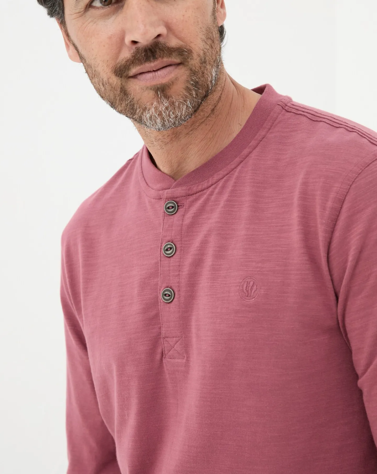 FatFace Organic Woodside Slub Henley