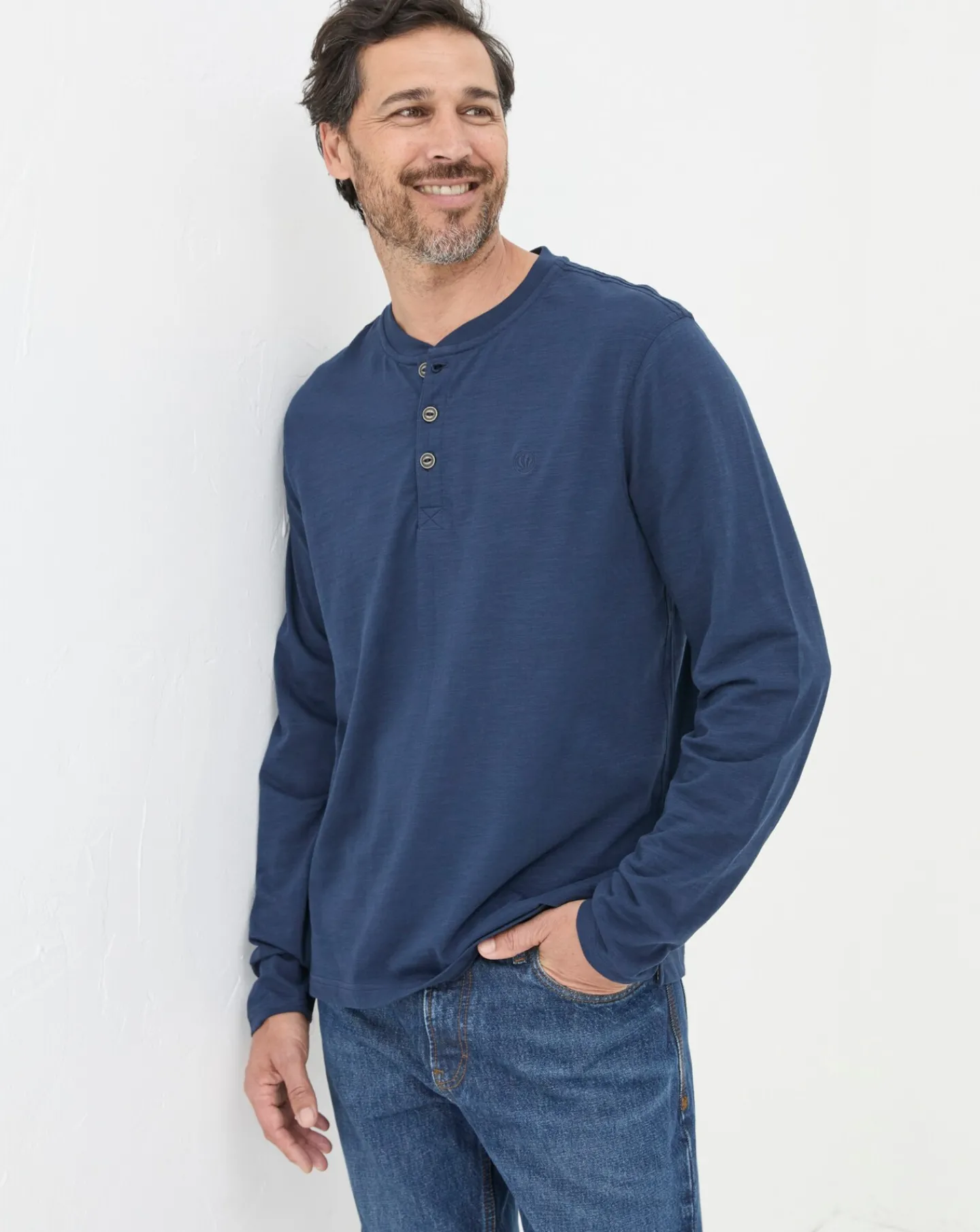 FatFace Organic Woodside Slub Henley