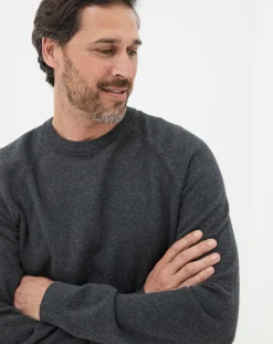 FatFace Rye Cashmere Cotton Crew Neck Jumper