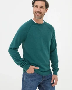 FatFace Rye Cashmere Cotton Crew Neck Jumper