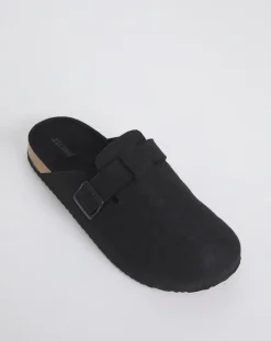 Jacamo Felt Buckle Mule Slipper Wide