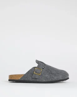 Jacamo Felt Mule Slipper Wide