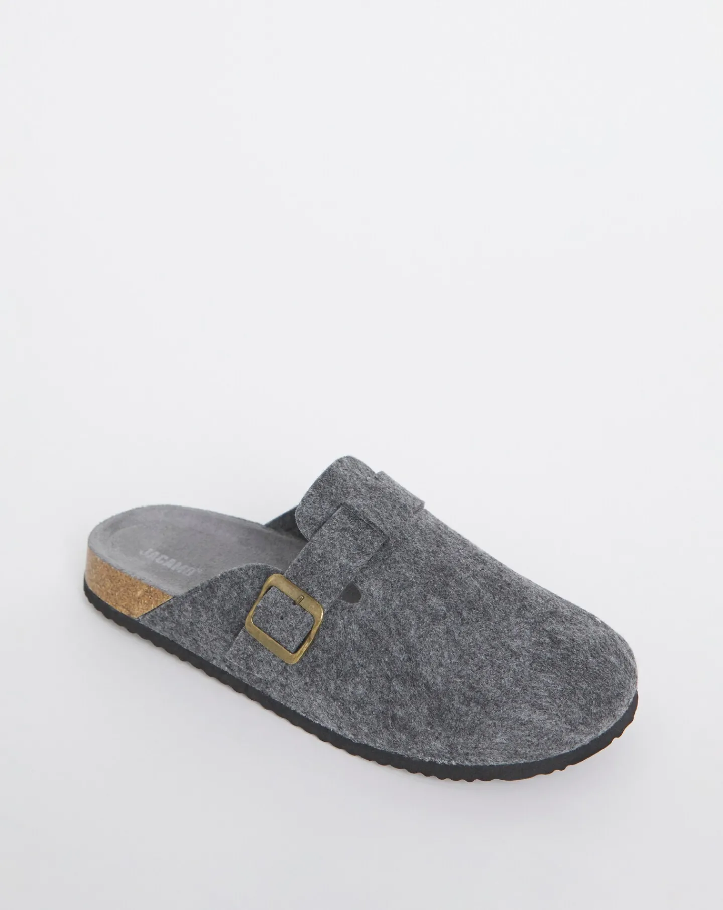 Jacamo Felt Mule Slipper Wide