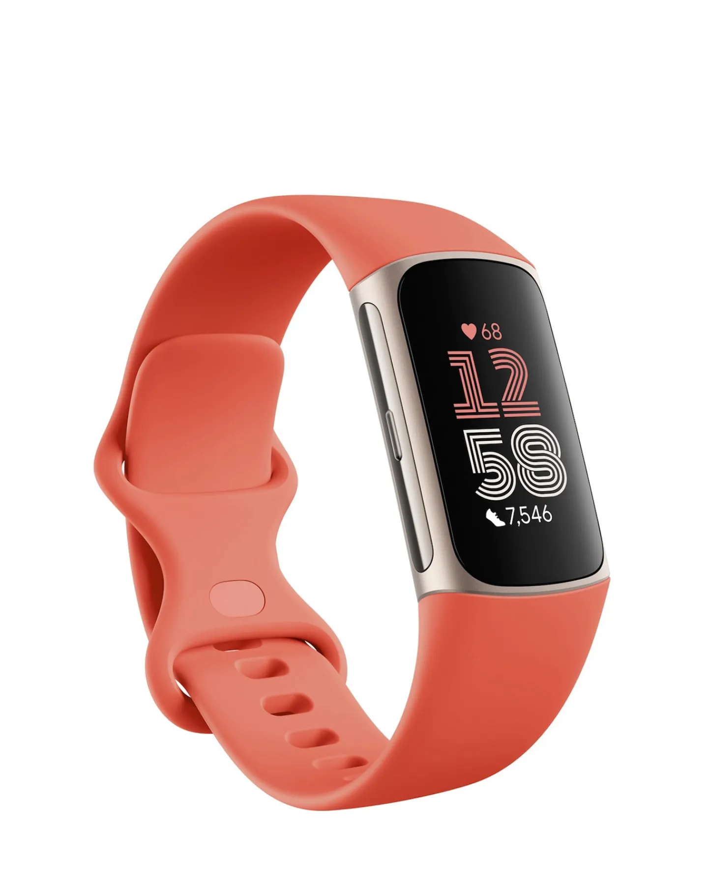 Fitbit Charge 6 Smart Watch Coral / Champagne Gold