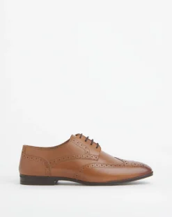 Jacamo Formal Leather Brogue Extra Wide