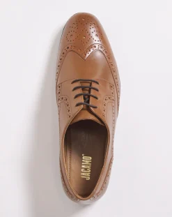 Jacamo Formal Leather Brogue Wide