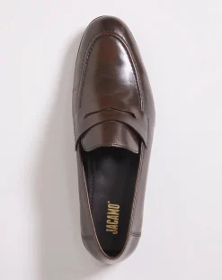 Jacamo Formal Leather Penny Loafer Wide