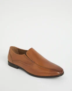 Jacamo Formal Leather Slip On Wide