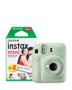 Fujifilm Instax Mini 12 Instant Camera with 20 Shot Film Pack - Mint
