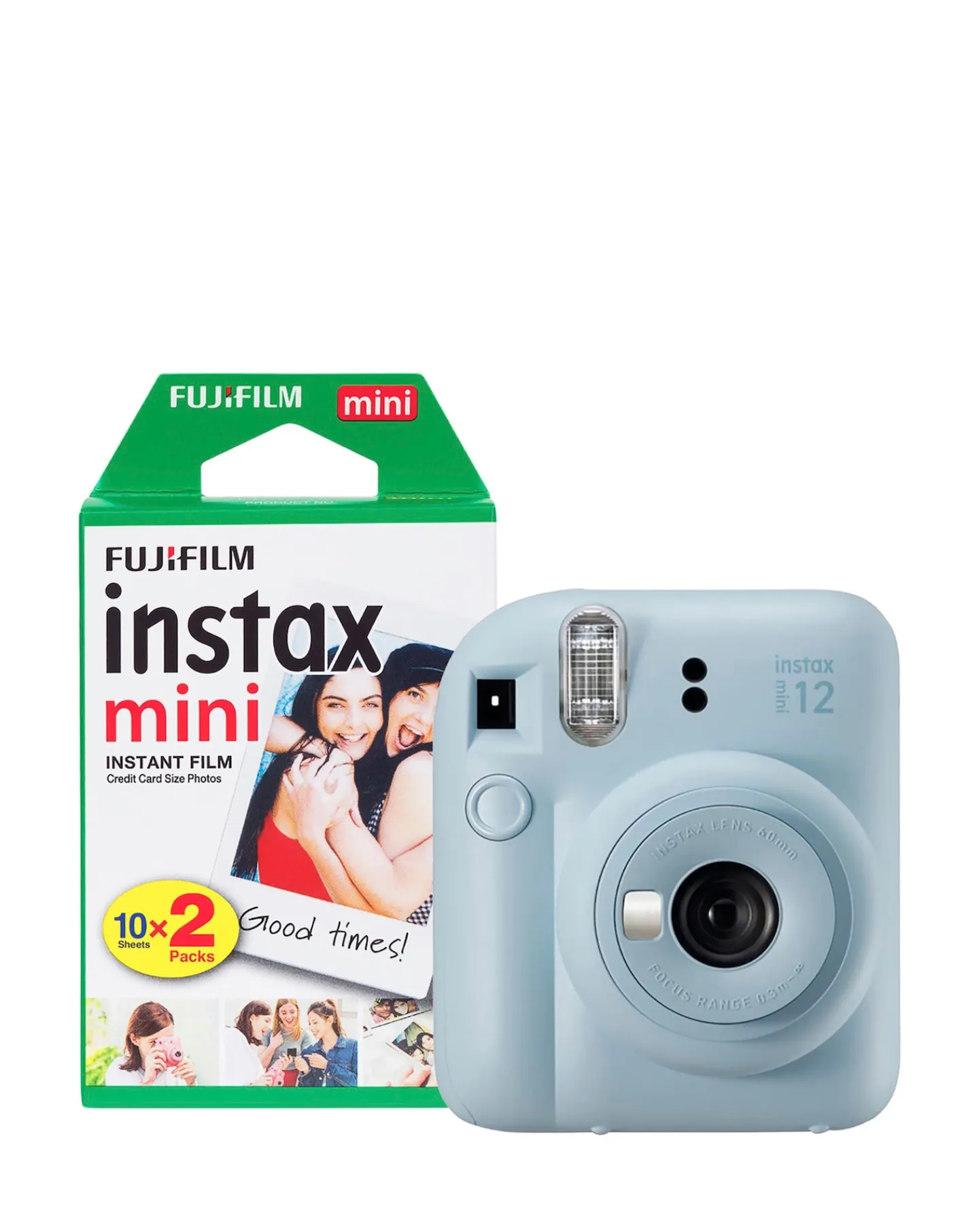 Fujifilm Instax Mini 12 Instant Camera with 20 Shot Film Pack - Pastel