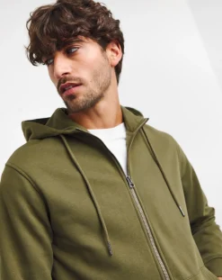 Jacamo Full Zip Hooded Sweat Long