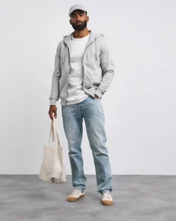 Jacamo Full Zip Hoodie Extra Long