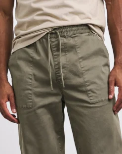 Jacamo Garment Dyed Elasticated Tapered Trouser