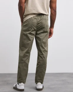 Jacamo Garment Dyed Elasticated Tapered Trouser