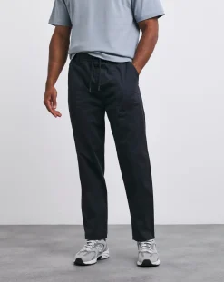 Jacamo Garment Dyed Elasticated Tapered Trouser