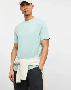 Jacamo Garment Dyed Embroidered T-Shirt Long