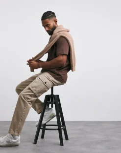 Jacamo Garment Dyed Loose Fit Cargo
