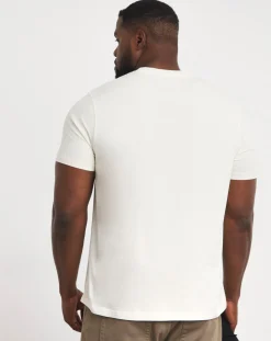 Jacamo Garment Dyed Pocket T-Shirt Long