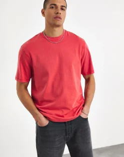 Jacamo Garment Dyed Relaxed Fit T-Shirt