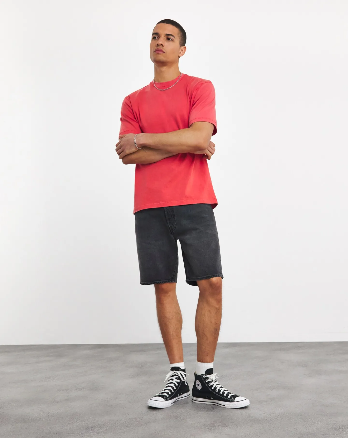 Jacamo Garment Dyed Relaxed Fit T-Shirt