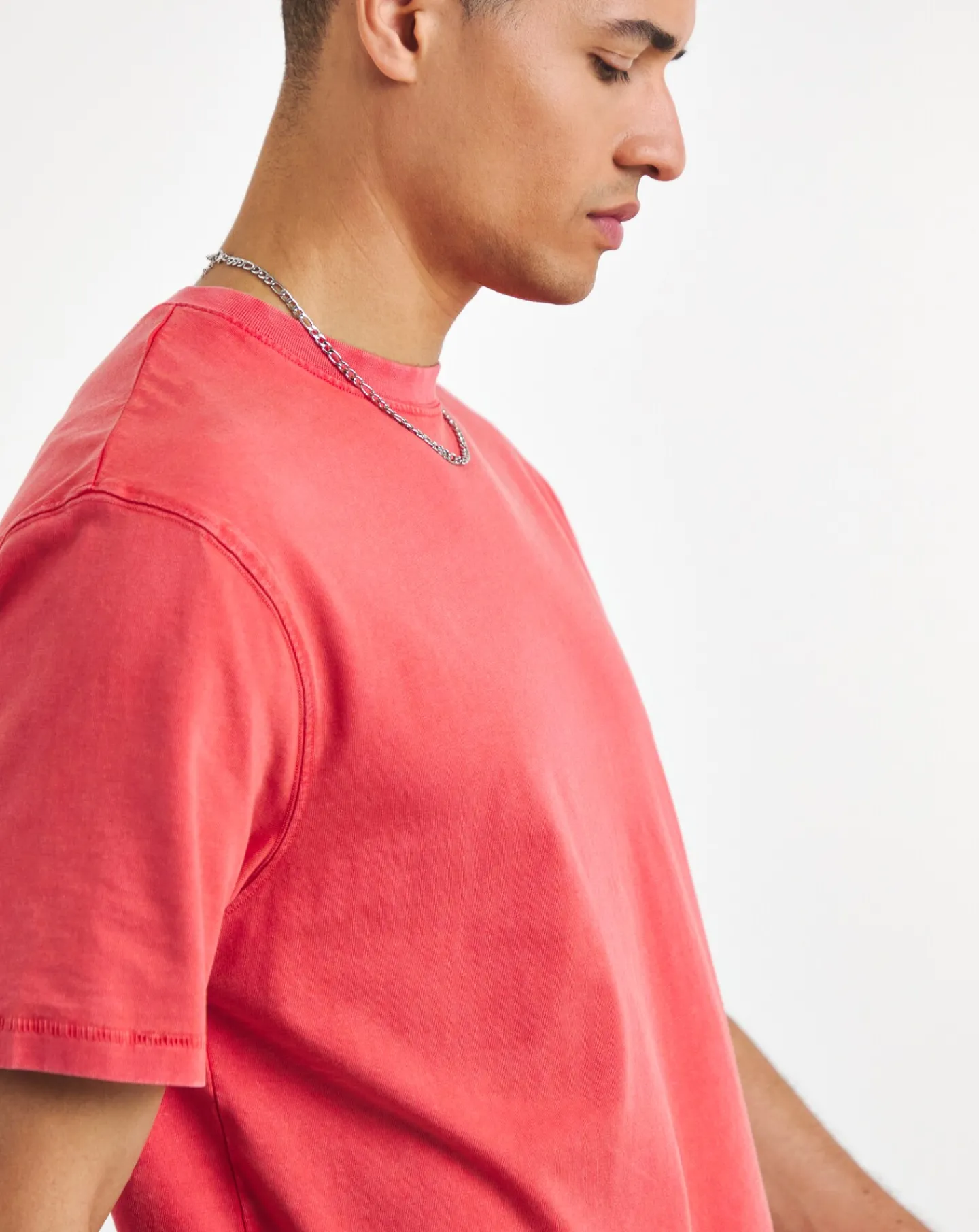 Jacamo Garment Dyed Relaxed Fit T-Shirt