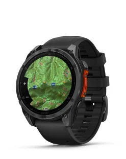 Garmin Fenix 8 47mm Amoled Smart Watch - Slate Grey with Silicone Band