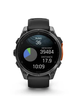 Garmin Fenix 8 47mm Amoled Smart Watch - Slate Grey with Silicone Band