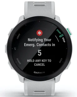 Garmin Forerunner 55 GPS Running Smart Watch - White