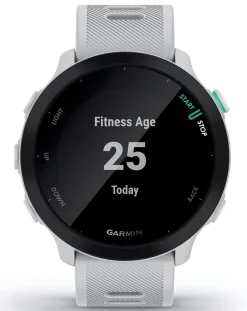 Garmin Forerunner 55 GPS Running Smart Watch - White