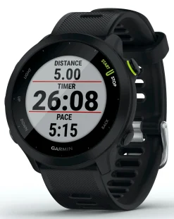 Garmin Forerunner 55 GPS Running Smart Watch - Black
