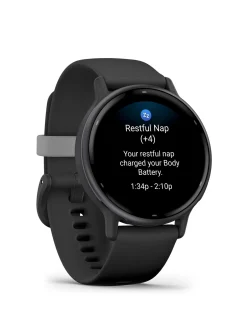Garmin Vivoactive 5 Smart Watch - Slate & Black with SIlicone Band