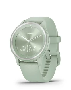 Garmin Vivomove Sport Smart Watch - Cool Mint with Silicone Band
