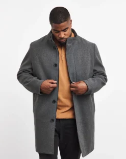 Jacamo Faux Wool Funnel Coat